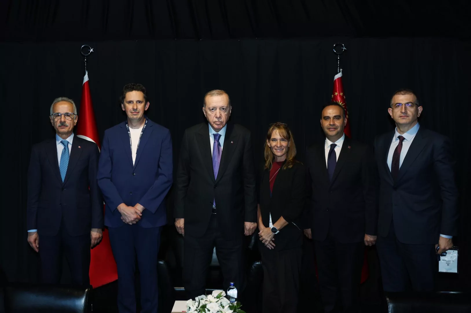 Cumhurbaşkanı Erdoğan, SpaceX y&ouml;neticilerini kabul etti