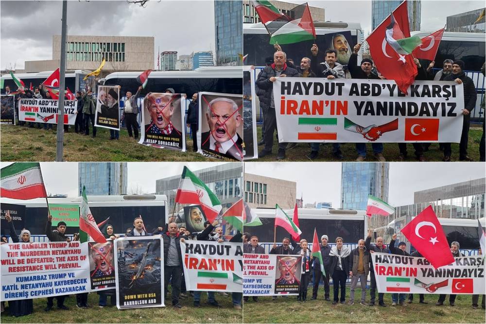 ABD&rsquo;nin İran tehdidine ve Gazze&rsquo;deki katliamlara Ankara&rsquo;dan protesto