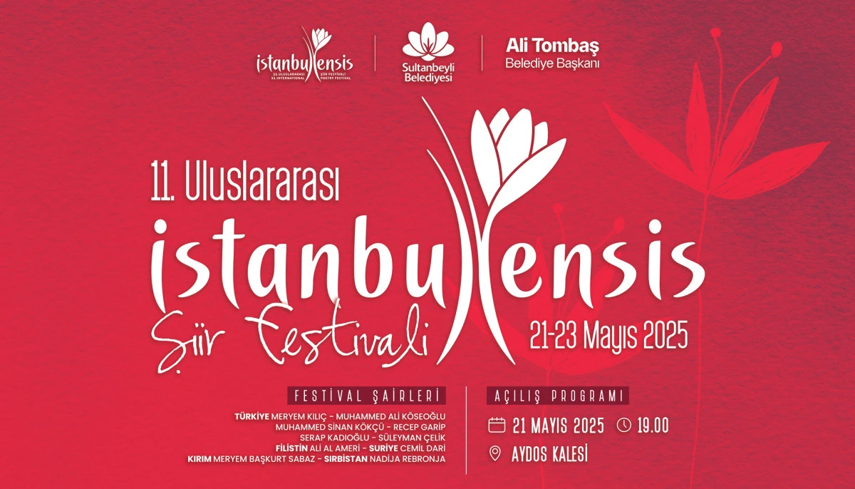11. ULUSLARARASI İSTANBULENSİS ŞİİR FESTİVALİ BAŞLIYOR