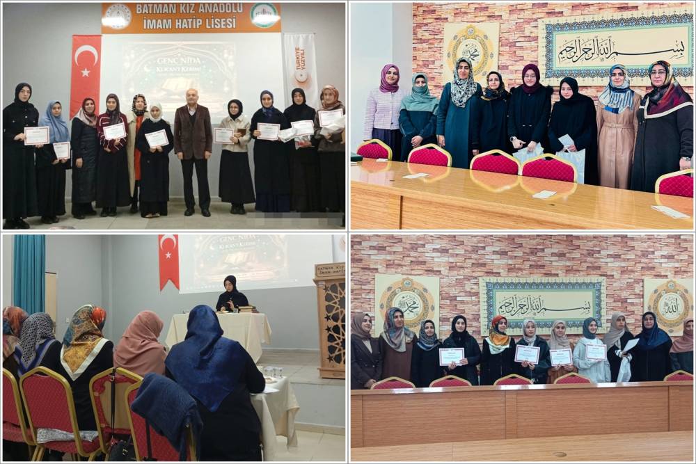 Batman'da gen&ccedil; nida hafızlık ve Kur'an'ı Kerim yarışmaları il finali ger&ccedil;ekleştirildi