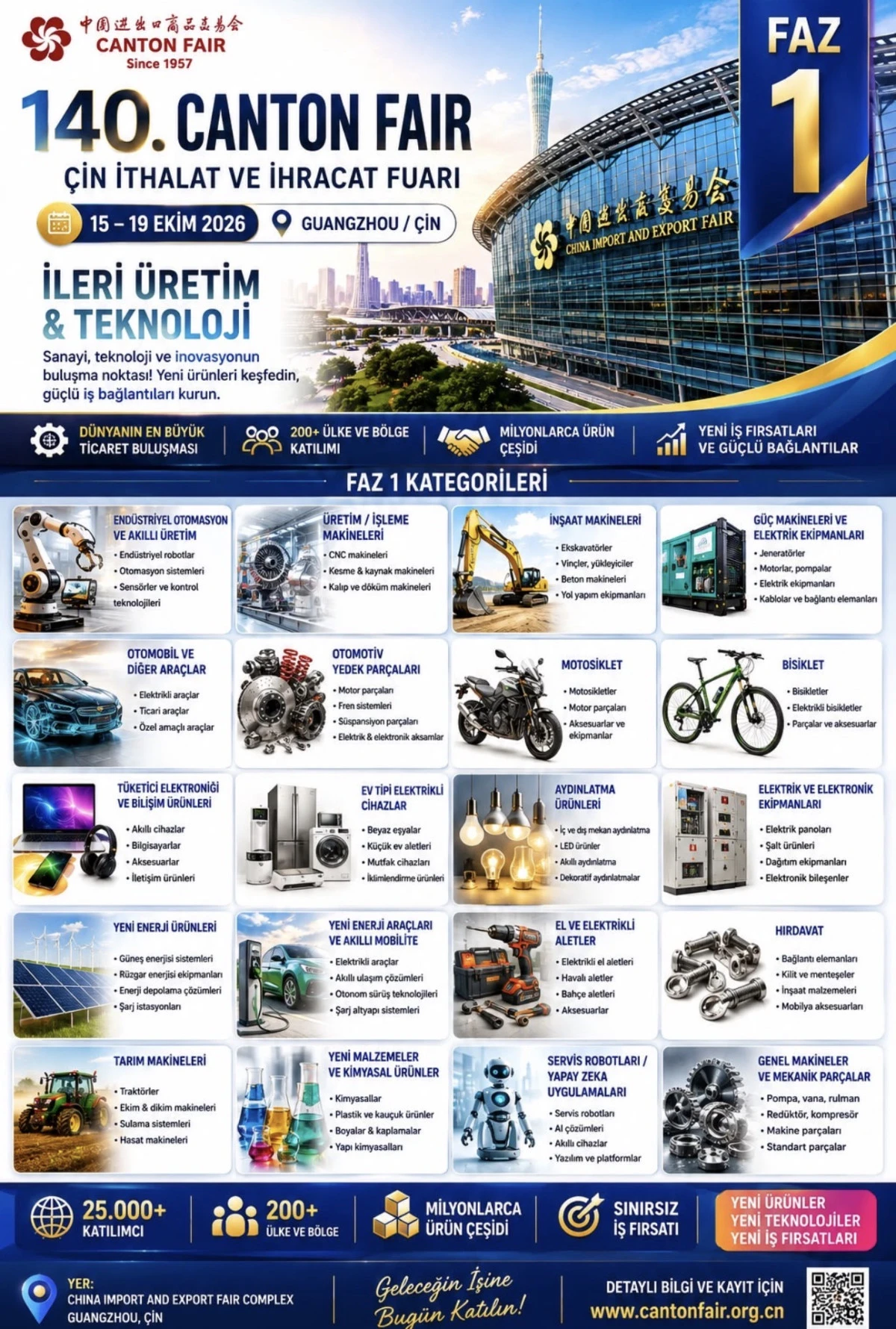 140. CANTON FUARI, K&Uuml;RESEL &Ccedil;İN MERKEZ OLACAK