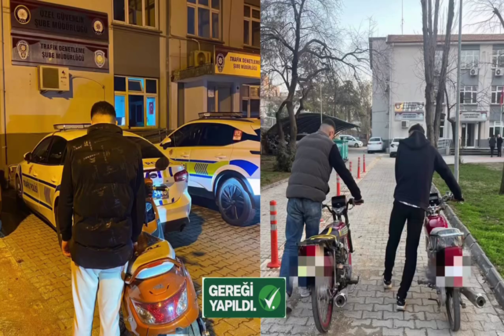 Gaziantep'te kural ihlali yapan motosiklet s&uuml;r&uuml;c&uuml;lerine 115 bin TL ceza