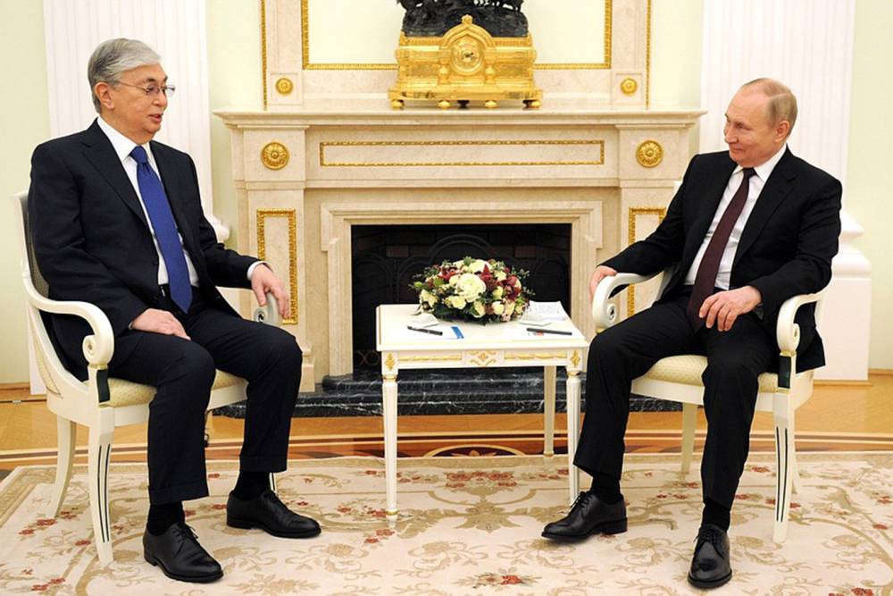 Putin, Kazakistan Cumhurbaşkanı Tokayev ile g&ouml;r&uuml;şt&uuml;