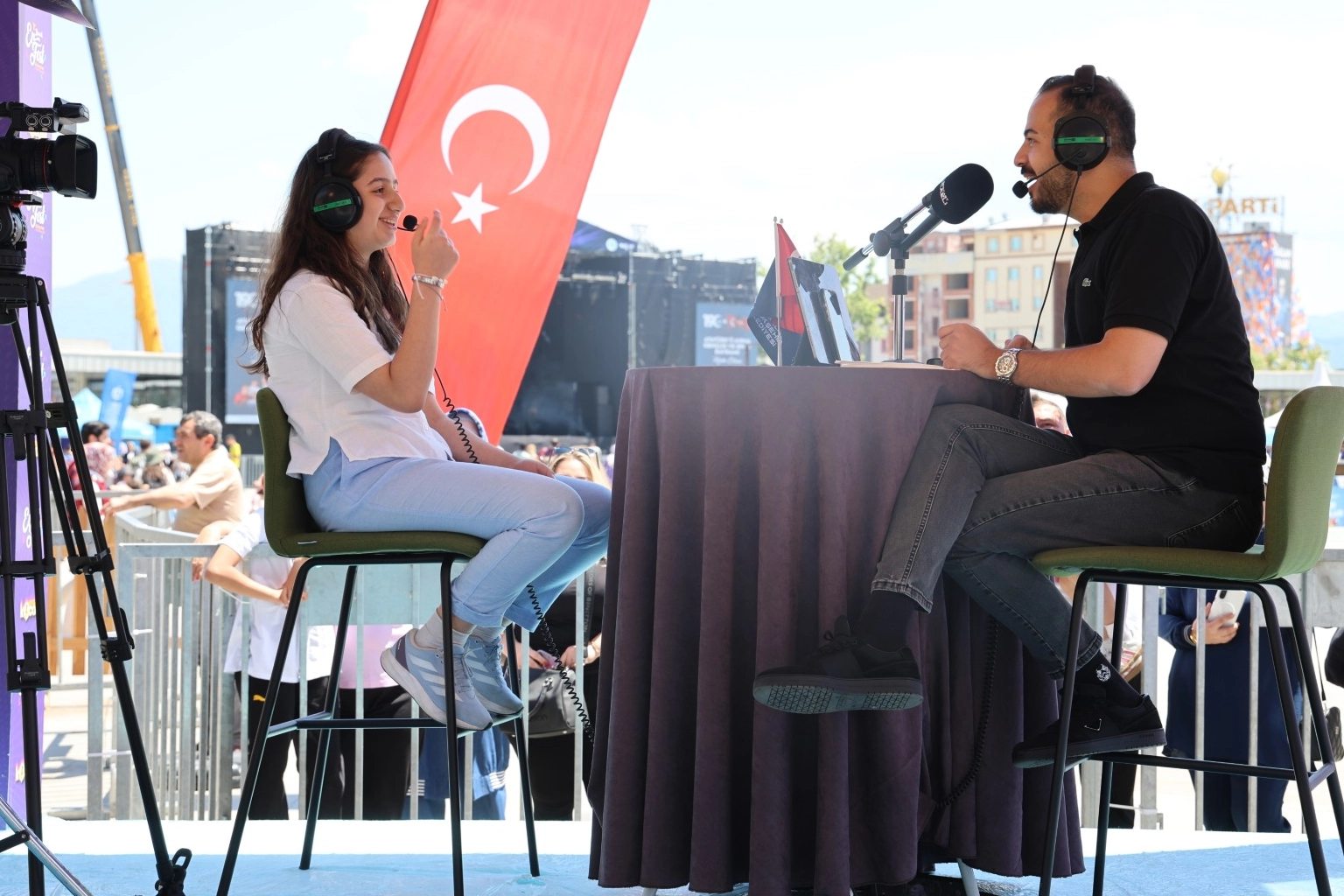 Doğancan EnFest&rsquo;te sordu, gen&ccedil;ler yanıtladı