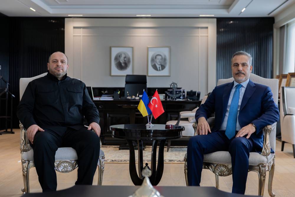 Dışişleri Bakanı Fidan, Ukrayna Ulusal G&uuml;venlik Sekreteri Umerov ile g&ouml;r&uuml;şt&uuml;