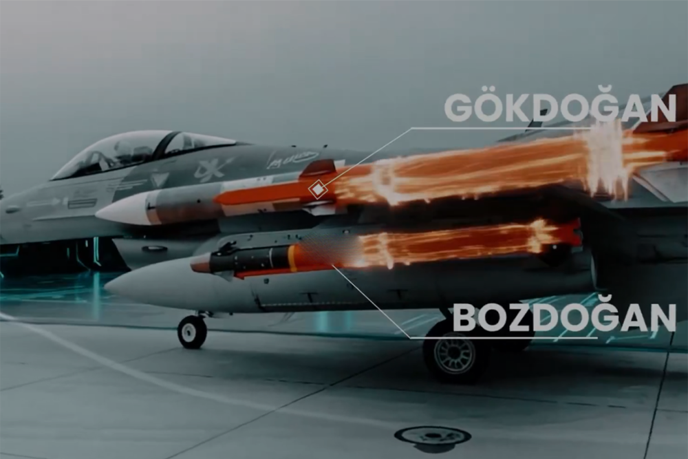 G&Ouml;KDOĞAN ve BOZDOĞAN harp başlıklı atış testini ge&ccedil;ti