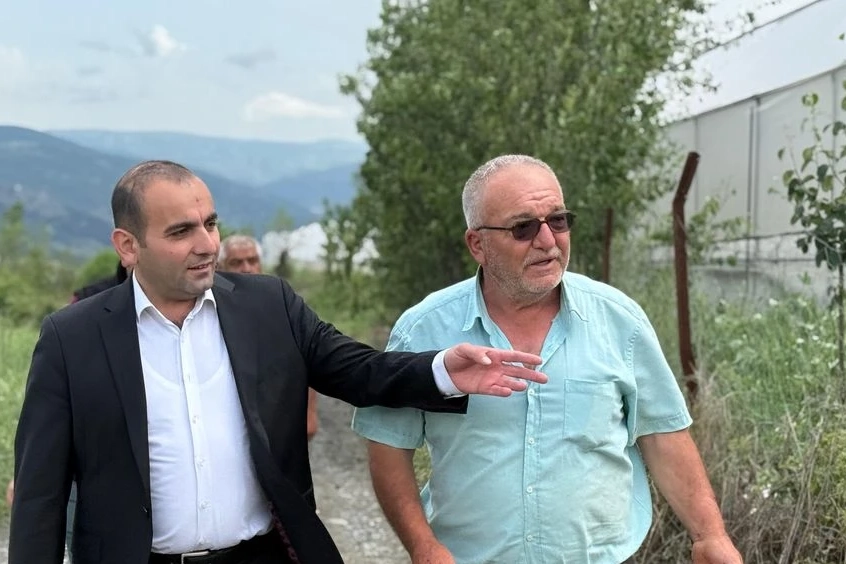 Tokat'ta dolu felaketinin izleri yerinde görüldü