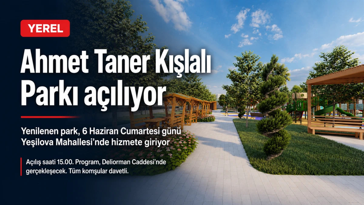 Ahmet Taner Kışlalı Parkı yenilenen y&uuml;z&uuml;yle a&ccedil;ılıyor
