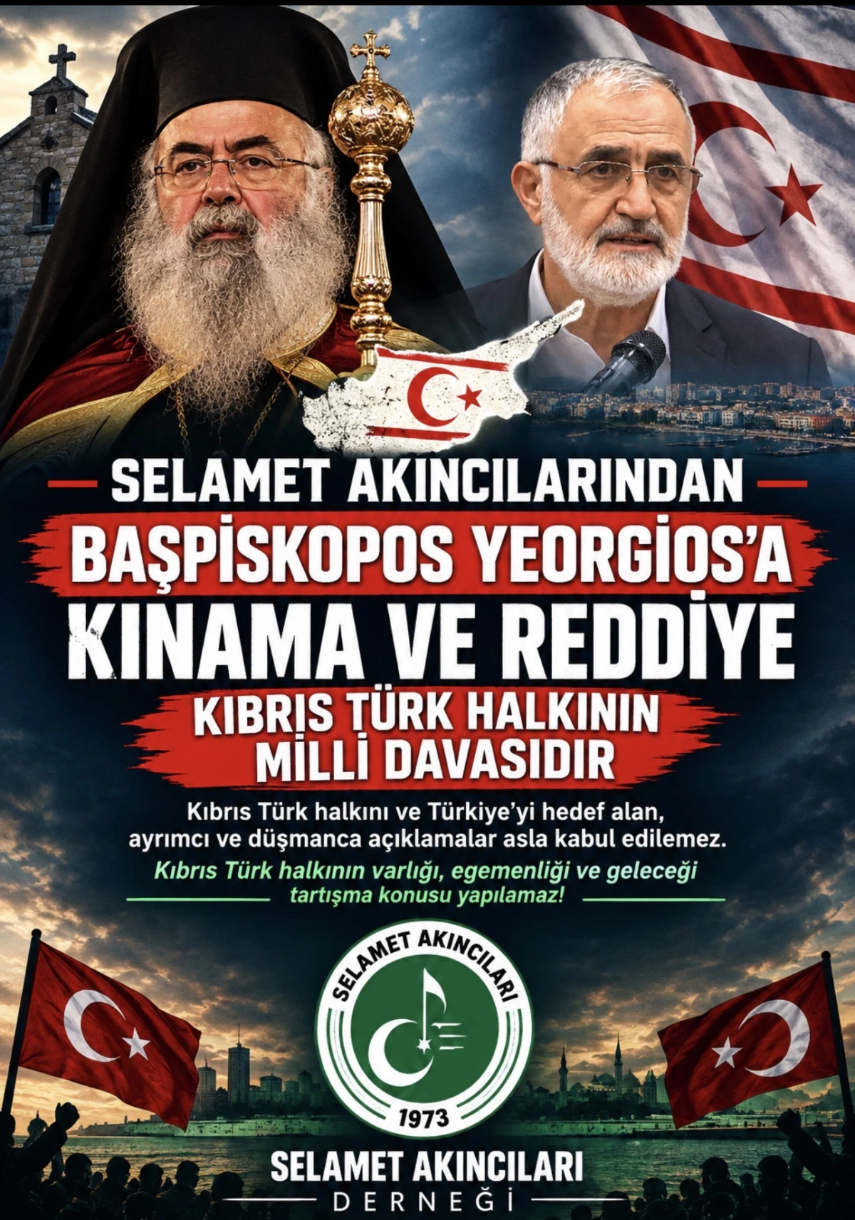 AHMET TANRIVERDİ&rsquo;DEN BAŞPİSKOPOS YEORGİOS&rsquo;A SERT TEPKİ 