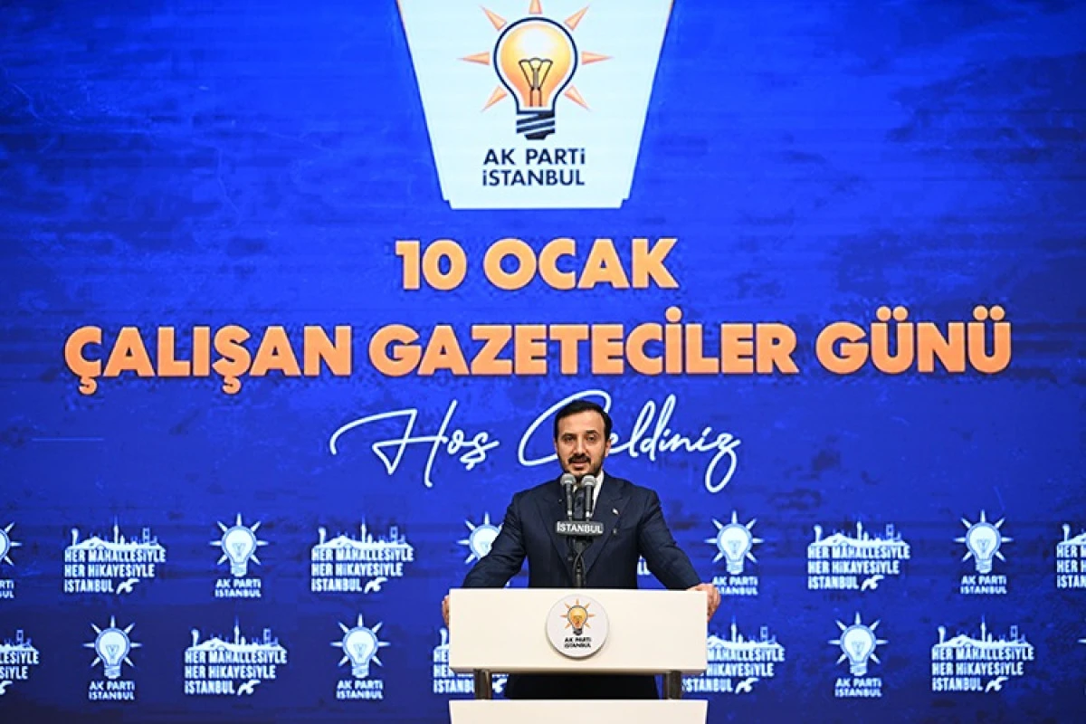 AK Parti İstanbul İl Başkanlığında Gazeteciler G&uuml;n&uuml; Buluşması