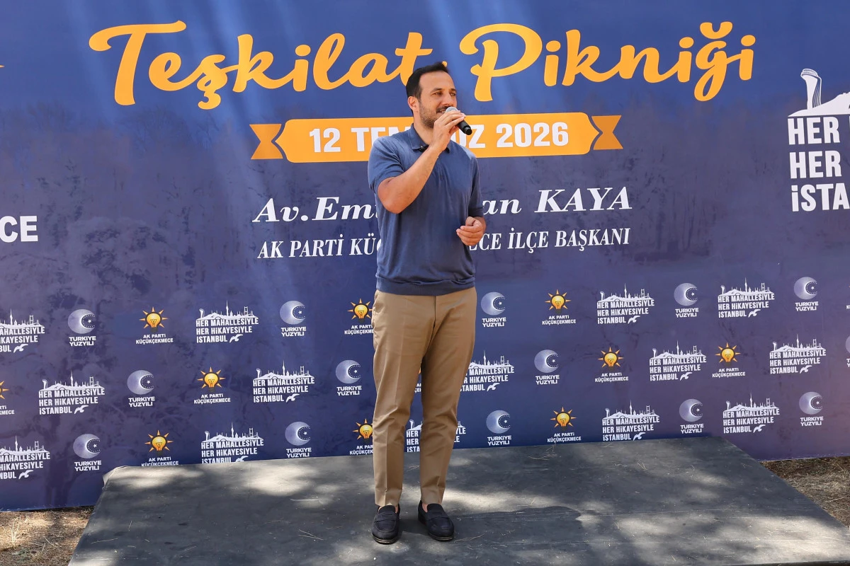 AK Parti K&uuml;&ccedil;&uuml;k&ccedil;ekmece Teşkilatı Piknikte Bir Araya Geldi