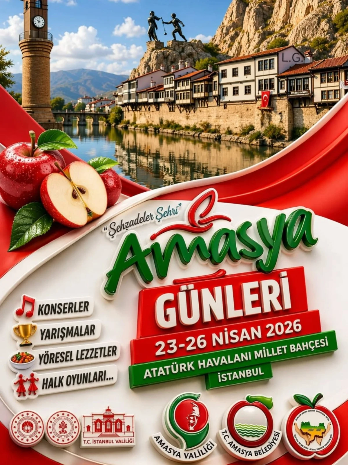 AMASYA G&Uuml;NLERİ MUHTEŞEM YOĞUNLUK İLE SONA ERDİ