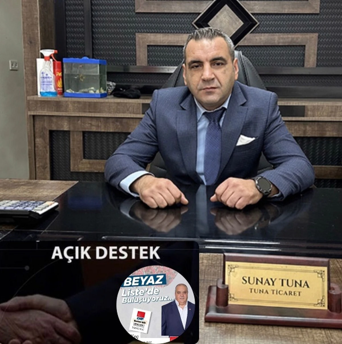 Başarılı İş İnsanı Sunay Tuna'dan Başkan İsmail Koç'a Tam Destek