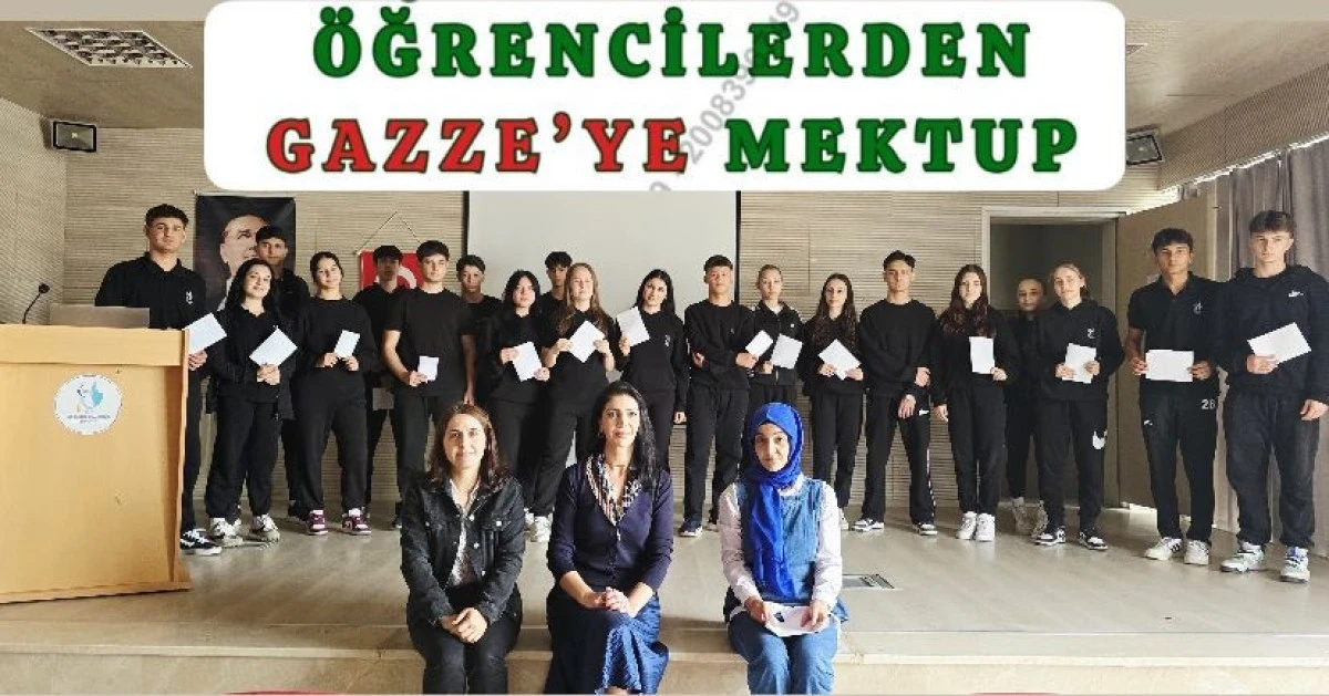 Çorlu’da Öğrencilerden Gazze’ye Anlamlı Destek: Mektuplarla Vicdan Oldular