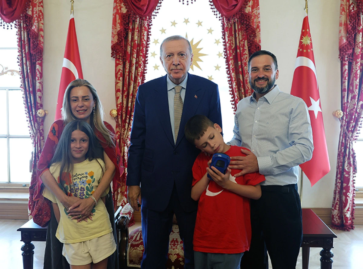 Cumhurbaşkanı Erdoğan, Joshua Harris'i kabul etti