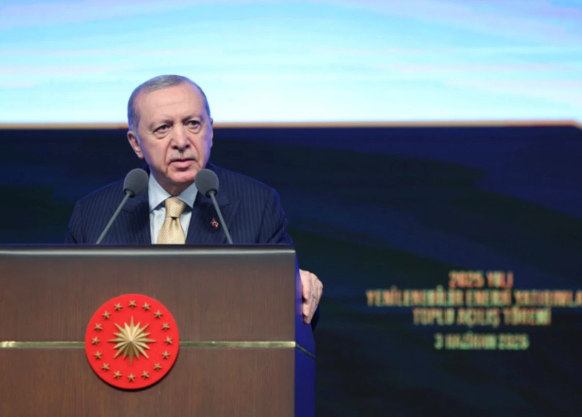 Erdoğan: Enerji Arz G&uuml;venliği Milli G&uuml;venlik Meselesidir