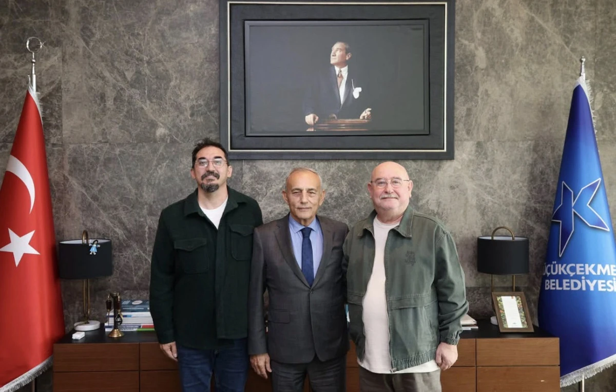 Kemal &Ccedil;ebi, Eski Belediye Başkanı Faik Halidun &Ouml;zbatur&rsquo;u Ağırladı 