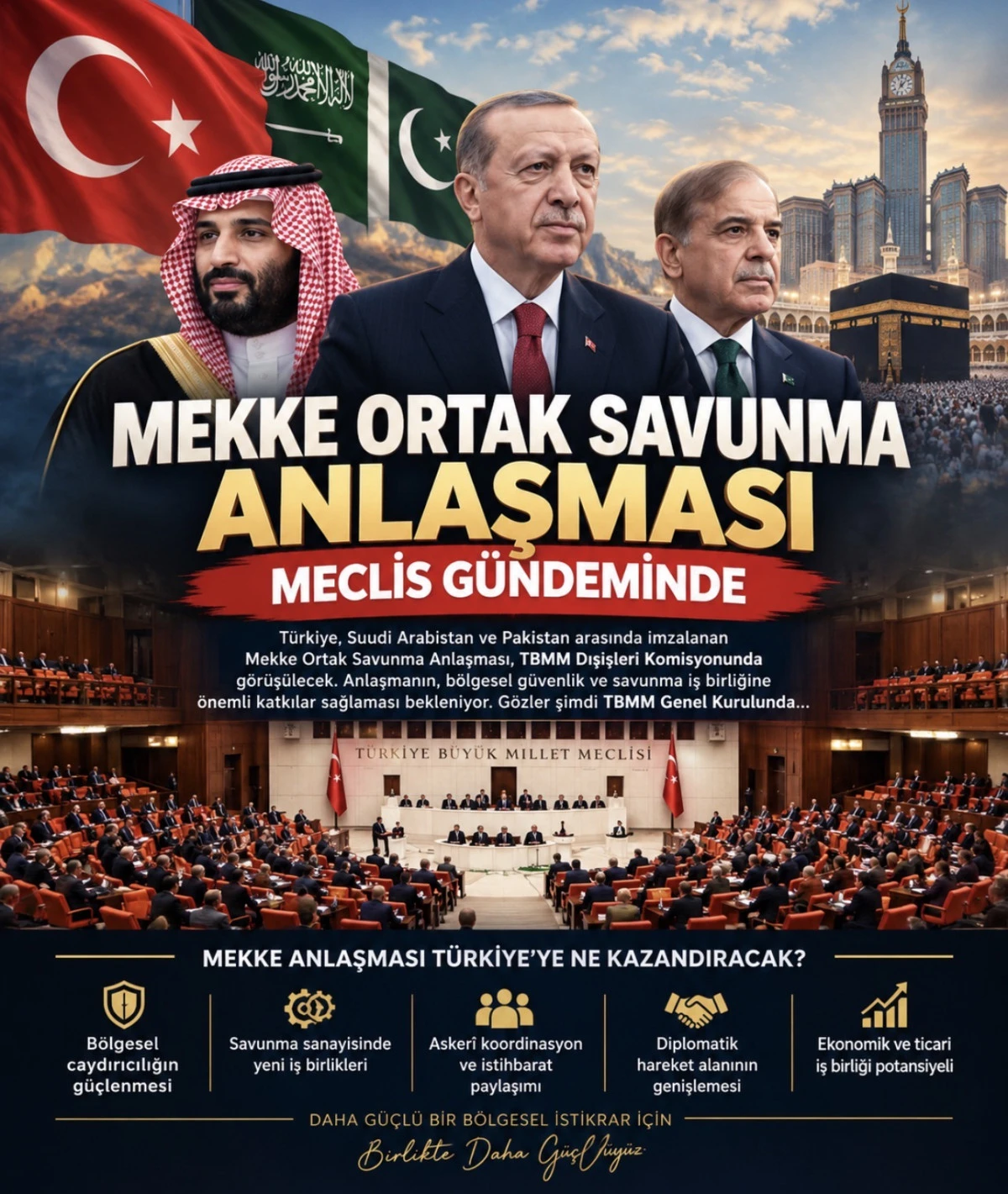 MEKKE ORTAK SAVUNMA ANLAŞMASI MECLİS G&Uuml;NDEMİNDE! 