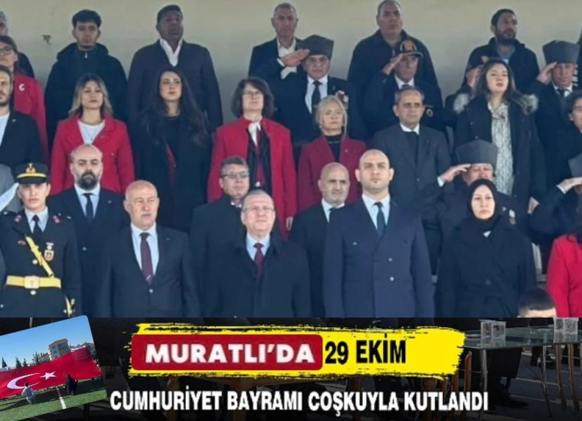 Muratlı’da Cumhuriyet Coşkusu Dolu Dolu Yaşandı