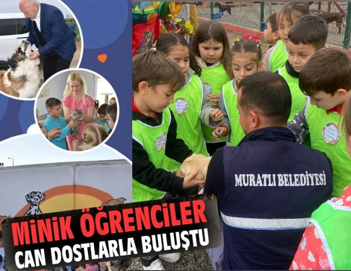 Muratlı’da Minik Kalpler Can Dostlarıyla Buluştu
