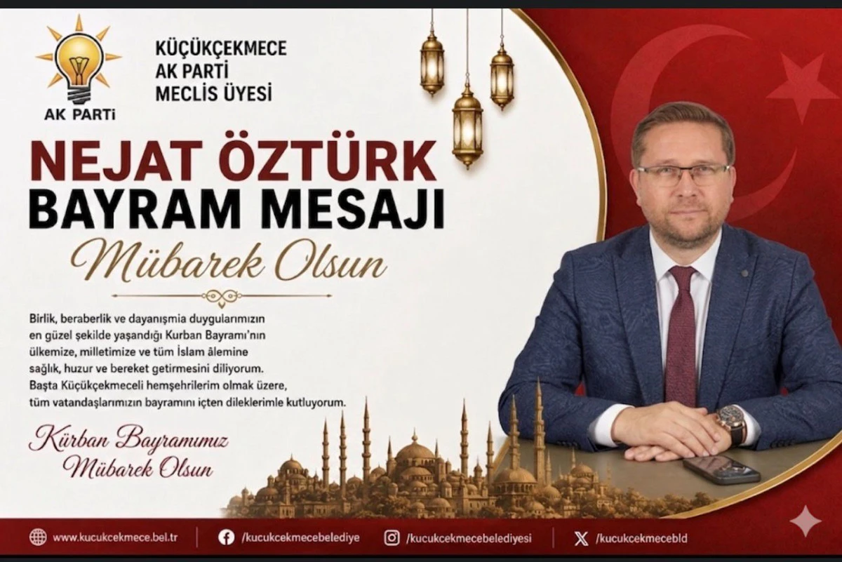 Nejat &Ouml;zt&uuml;rk&rsquo;ten  Bayram Mesajı 
