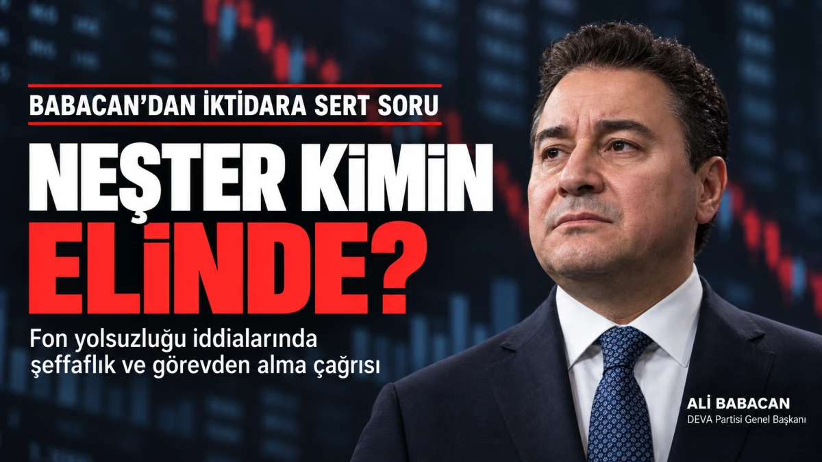 Neşter kimin elinde?