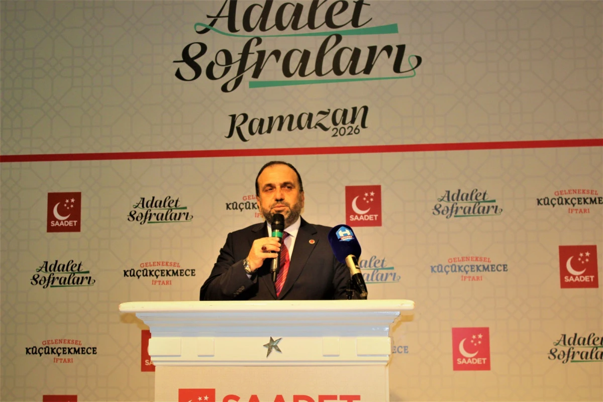 Saadet Partisi K&uuml;&ccedil;&uuml;k&ccedil;ekmece Teşkilatı İftar Sofrasında Buluştu