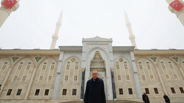 Şahinbey Millet Camii açıldı... Cumhurbaşkanı Erdoğan: Birlik ve beraberliğin sembolüdür