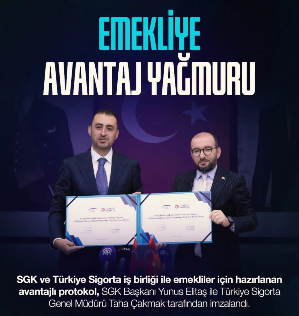 SGK Emeklilerine T&uuml;rkiye Sigorta'dan Yeni Avantaj Kampanyası