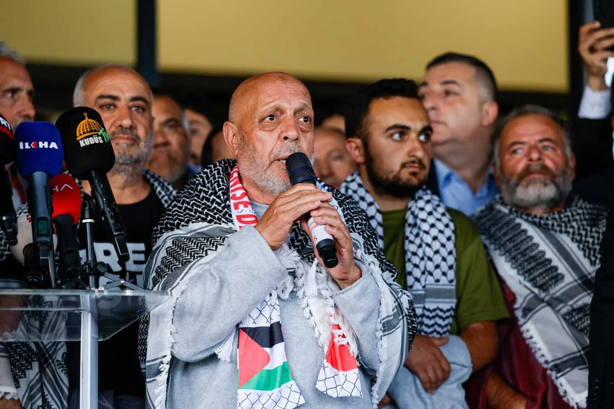 Sumud  Aktivistleri İstanbul&rsquo;da : &ldquo; M&uuml;cadeleye Devam Edeceğiz&rdquo;