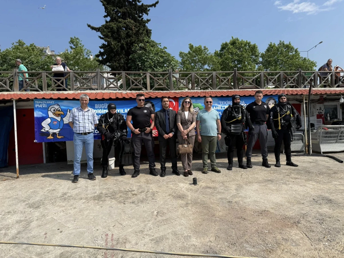TEKİRDAĞ&rsquo;DA 5 HAZİRAN D&Uuml;NYA &Ccedil;EVRE G&Uuml;N&Uuml;&rsquo;NDE DENİZ DİBİ TEMİZLİĞİ