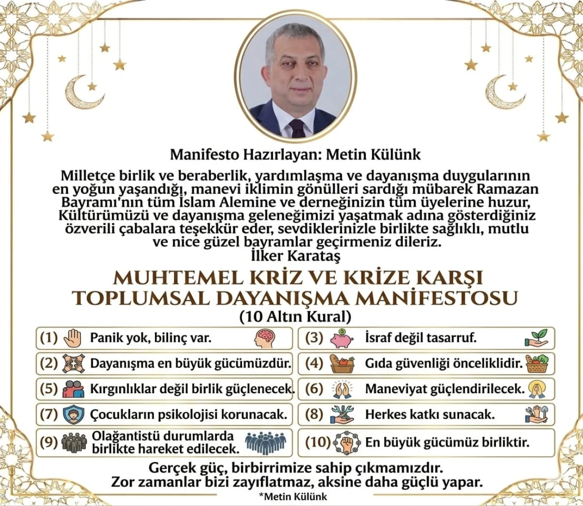 TOPLUMSAL DAYANIŞMA MANİFESTOSU 