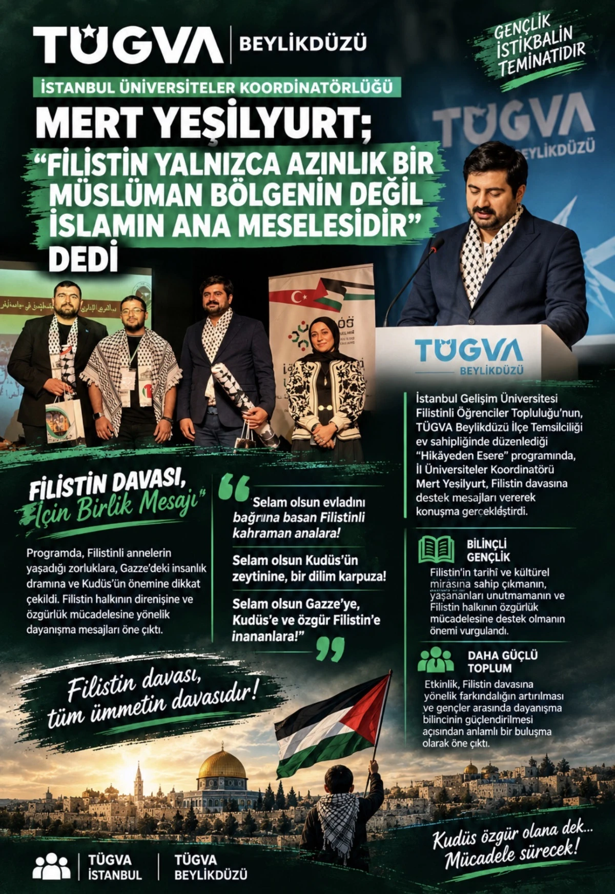 T&Uuml;GVA Beylikd&uuml;z&uuml;&rsquo;nde &ldquo;Hik&acirc;yeden Esere&rdquo; Programı D&uuml;zenlendi