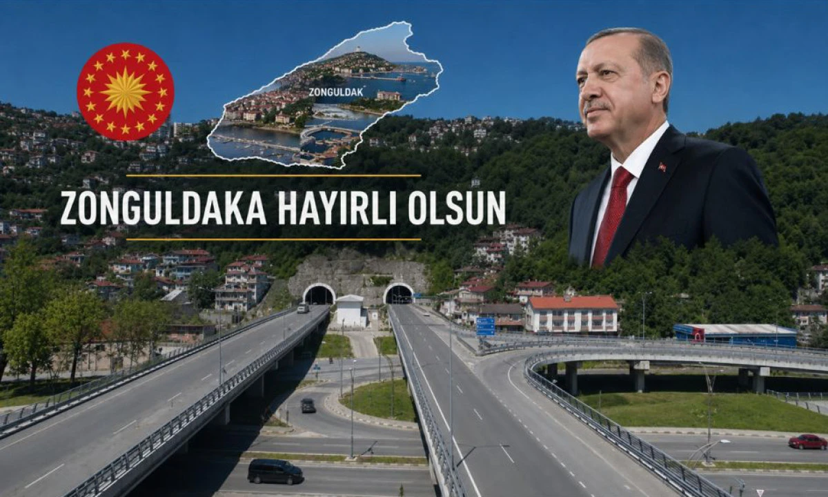 Zonguldak&rsquo;ta Dev Proje: 40 Dakikalık Mesafe 8 Dakikaya D&uuml;şecek